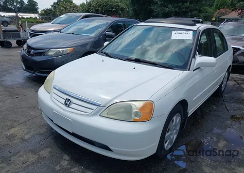 2002 Honda Civic Ex from USA, damaged, VIN 1HGES26762L079824